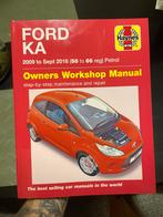 Haynes Reparatiehandleiding Ford Ka 2009-2016, Ophalen of Verzenden, Nieuw, Ford