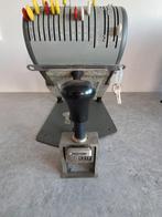 Beckson buskaartjes automaat 1952-1980 met houder en stempel, Verzamelen, Ophalen of Verzenden, Gebruikt