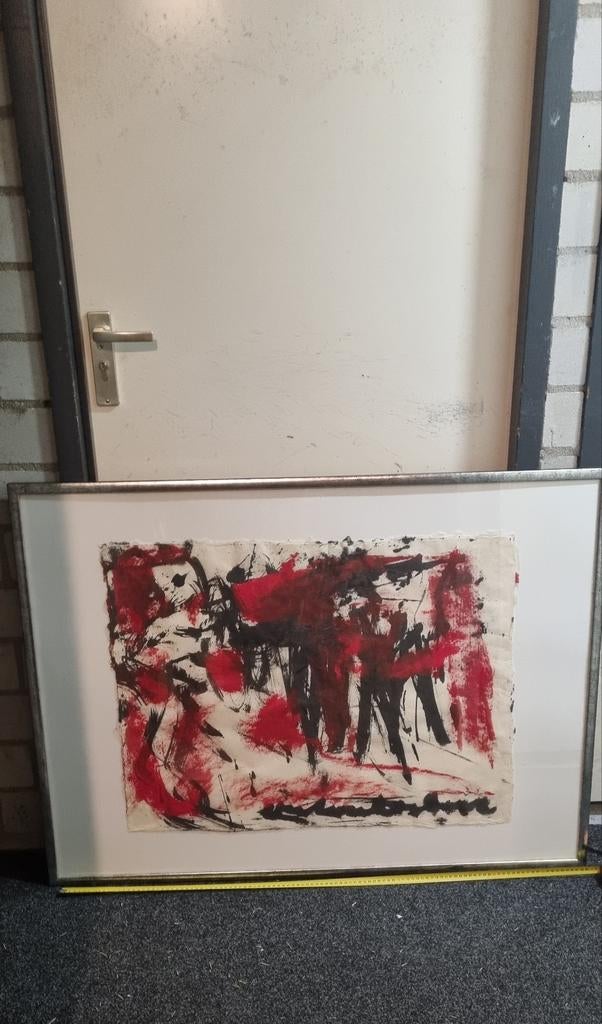Anton Heijboer   acryl op papier, Antiek en Kunst, Ophalen of Verzenden