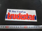 sticker Ik lees 't wel in TRUCKSTAR  XPLB804, Ophalen, Zo goed als nieuw, Sticker