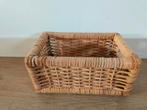 Rieten Mandje - Handgemaakt, Ophalen, Gebruikt, Mand, Vierkant