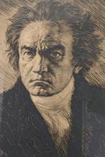 ets Eindhoven  gesigneerd Karl Bauer, Antiek en Kunst, Kunst | Etsen en Gravures, Ophalen