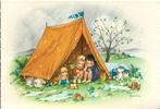illustrator Frankie *3 * serie vakantie* Regen* Tent* retro, Verzenden, 1940 tot 1960, Ongelopen, Kinderen