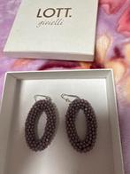 Lott Gioielli Oorbellen, Met kristal, Overige materialen, Hangers, Paars
