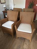 Set van 4 Lloyd Loom Stoelen, Antiek en Kunst, Antiek | Meubels | Stoelen en Banken, Ophalen