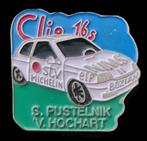 Renault Clio 16s dealer pin, Verzamelen, Verzenden, Nieuw, Transport, Speldje of Pin