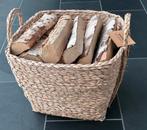 Opbergmand MARINUS naturel, Huis en Inrichting, Woonaccessoires | Schalen en Manden, Overige materialen, Gebruikt, Mand, Vierkant
