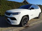 Jeep COMPASS 4WD XE 240 HYB. S-Clima-Carplay navi-Leer-Media, Auto's, Jeep, Automaat, 4 cilinders, Met garantie (alle), Wit