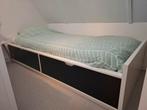 2 bedden met laden (flaxa ikea), Ophalen, Zo goed als nieuw, 180 cm of meer