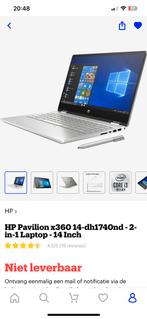 HP Pavilion x360 14 inch - 2-in-1 Laptop, Computers en Software, Windows Laptops, 64 GB of meer, Gebruikt, 2 tot 3 Ghz, Qwerty