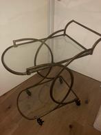 Trolley glas & metaal, Ophalen, Zo goed als nieuw