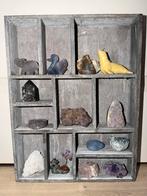 Letterbak met edelstenen, Ophalen of Verzenden, Mineraal