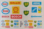 FALLER stickervel Esso, Shell, BP, ARAL, Bosch, Continental, Ophalen of Verzenden, Overige merken