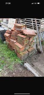 200 Gebruikte Dakpannen - Rode Kleur, Doe-het-zelf en Verbouw, Dakpannen en Dakbedekking, Ophalen, Gebruikt, Steen of Klei, 15 m² of meer