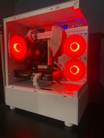 Witte Game PC | RTX 3060 Ti, Computers en Software, Desktop Pc's, Zo goed als nieuw, Nvidia Geforce RTX, Gaming, HDD