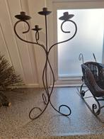 Metalen kandelaar, Huis en Inrichting, Lampen | Wandlampen, Ophalen of Verzenden, Gebruikt