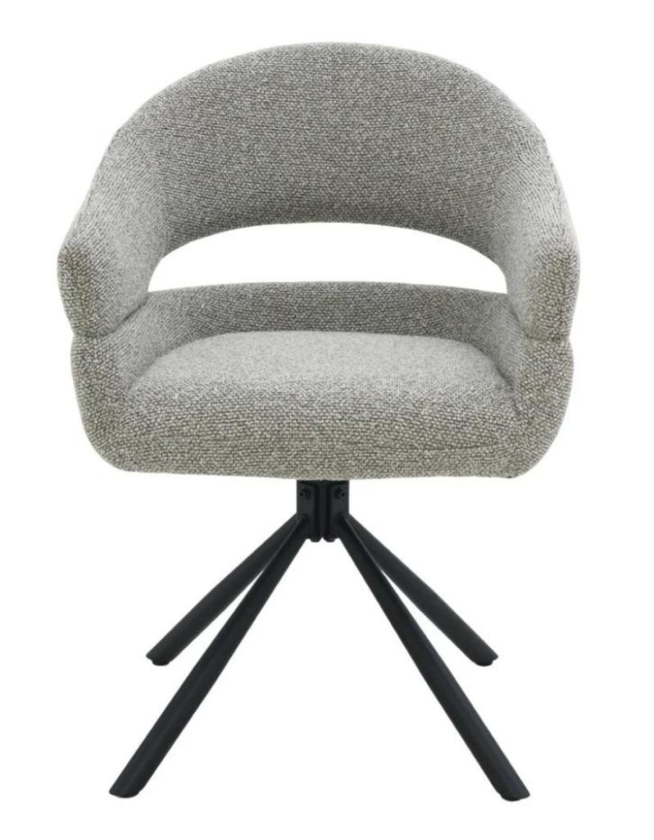 Draaibare Eetkamerstoel ‘Linn’ – Taupe | Modern & Comfortabe, Huis en Inrichting, Stoelen, Nieuw, Vijf, Zes of meer stoelen, Metaal