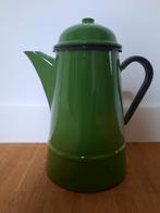 Vintage Emaille Koffiekan - Groen, Ophalen of Verzenden