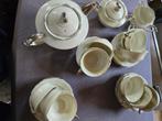 Thee /Koffie servies met zilveren rand, Ophalen, Zo goed als nieuw, Porselein, Overige stijlen