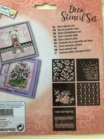Deco stencil set, Ophalen of Verzenden, Nieuw