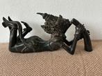 Oud Balinees bronzen beeld Shiva met fluit, Antiek en Kunst, Kunst | Niet-Westerse kunst, Ophalen