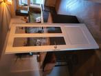 2 binnendeuren met glas 83x200, Doe-het-zelf en Verbouw, Ophalen, Gebruikt, 80 tot 100 cm, Binnendeur