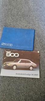 Instructieboekje Saab 900 van bj 1987 , nette staat, Auto diversen, Handleidingen en Instructieboekjes, Ophalen of Verzenden