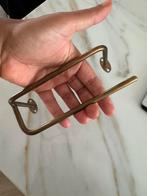 Toiletrolhouder messing, Ophalen of Verzenden, Zo goed als nieuw, Overige typen
