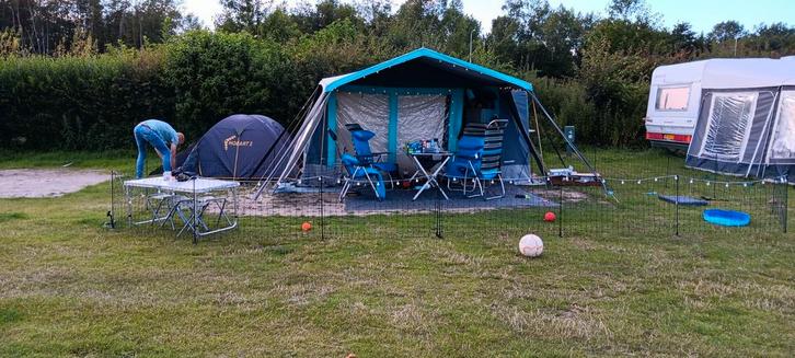 Trigano oceane, Caravans en Kamperen, Vouwwagens, Trigano, tot en met 5, Blauw, Ophalen