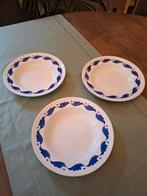 Prachtige antieke borden Boch, Ophalen of Verzenden