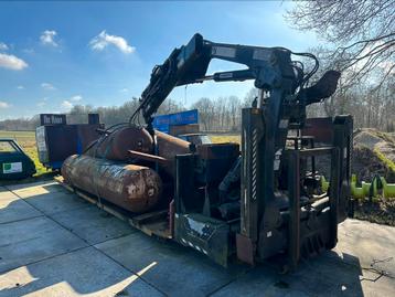 Container frame met kraan nch / ketting  beschikbaar voor biedingen