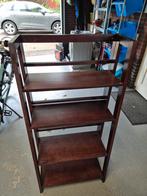 Houten Displaykast met 4 Planken, Huis en Inrichting, Kasten | Boekenkasten, Met plank(en), Gebruikt, 100 tot 150 cm, 25 tot 50 cm