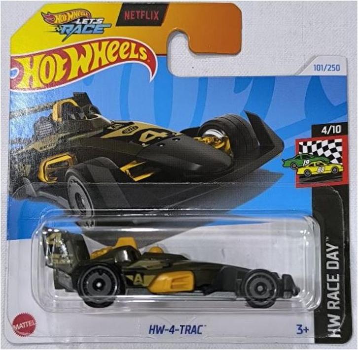 2024 Hot Wheels HW-4-Trac Let's Race Netflix, Kinderen en Baby's, Speelgoed | Speelgoedvoertuigen, Nieuw, Ophalen of Verzenden