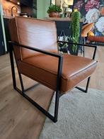 Twee zgan fauteuils, Huis en Inrichting, Ophalen, Zo goed als nieuw, Leer, 50 tot 75 cm