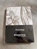 Nieuw Dekbedovertrek Sleeptime Elegance 1 pers 140*200/220cm, Eenpersoons, Wit, Dekbedovertrek, Nieuw