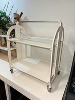 Vintage Guzzini trolley tafel inklapbare serveerwagen, Ophalen of Verzenden