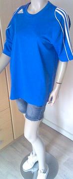Adidas climalite blauw shirt maat L, Kleding | Dames, Maat 42/44 (L), Korte mouw, Gedragen, Verzenden