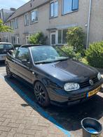 Volkswagen Golf 1.8 Cabriolet 55KW 2000 Zwart, Auto's, Volkswagen, 74 pk, 4 cilinders, Cabriolet, 4 stoelen