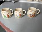 Drie oude mokken Bunnykins Royal Doulton, Gebruikt, Ophalen of Verzenden, Overige stijlen, Kop(pen) en/of Schotel(s)