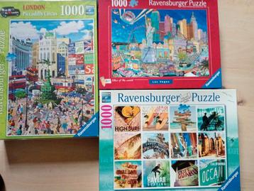 Ravensburger legpuzzels 1000 beschikbaar voor biedingen