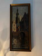 Antiek schilderij Amersfoort door Jos Lussenburg, Antiek en Kunst, Ophalen of Verzenden