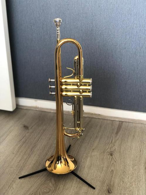 Jupiter Bes trompet, Muziek en Instrumenten, Blaasinstrumenten | Trompetten, Zo goed als nieuw, Bes-trompet, Ophalen