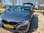BMW 3-Serie 320D Touring M-sport + High Executive 19", Auto's, BMW, Achterwielaandrijving, Zwart, 4 cilinders, Leder