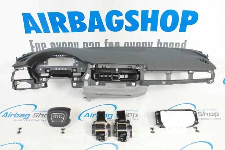 Airbag set - Dashboard 4 spaak licht grijs Audi A4 B9 8W, Auto-onderdelen, Dashboard en Schakelaars, Gebruikt, Ophalen of Verzenden