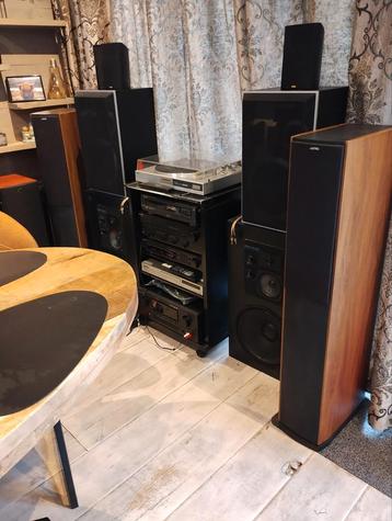 Retro Onkyo A-803 DX-710 TA-RW222 2 Grote Jamo S626 speakers beschikbaar voor biedingen