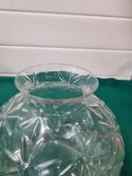 vaas met bloemen van glas  vintage, Huis en Inrichting, Woonaccessoires | Vazen, Ophalen of Verzenden, 'T Olde Gre-j, Info@toldegrej.nl