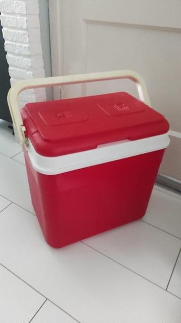 Vintage koelbox Flair rood wit beschikbaar voor biedingen