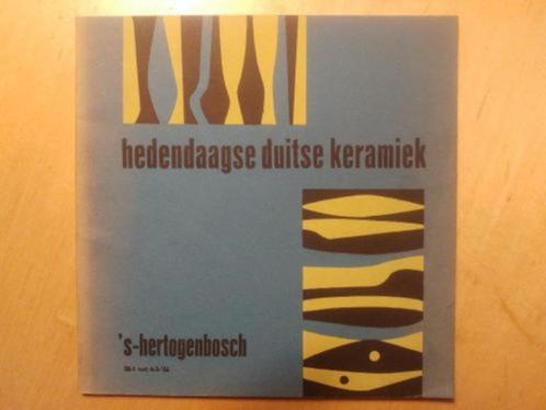 Tentoonstellingscatalogus: Hedendaagse Duitse Keramiek 1956, Boeken, Kunst en Cultuur | Beeldend, Gelezen, Grafische vormgeving