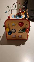 Howa houten motoriek activiteiten kubus, Ophalen, Zo goed als nieuw