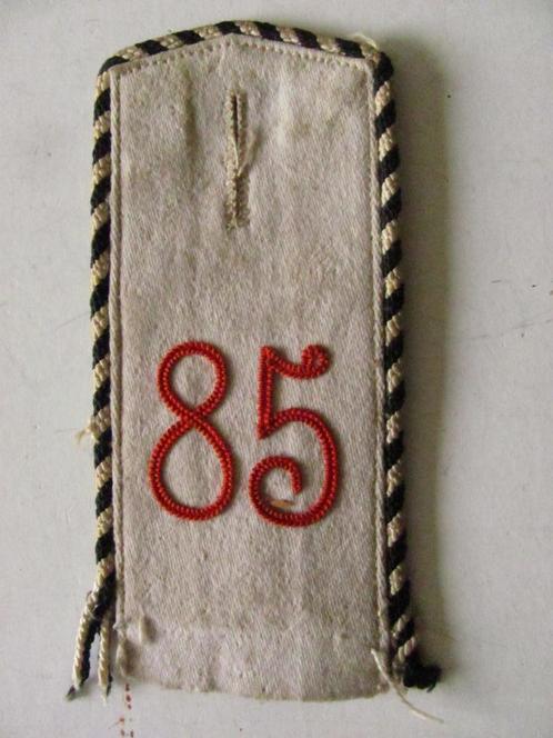 Duits WW1 schouderstuk Einjahrige Freiwillige IR85, Verzamelen, Militaria | Algemeen, Landmacht, Embleem of Badge, Duitsland, Verzenden